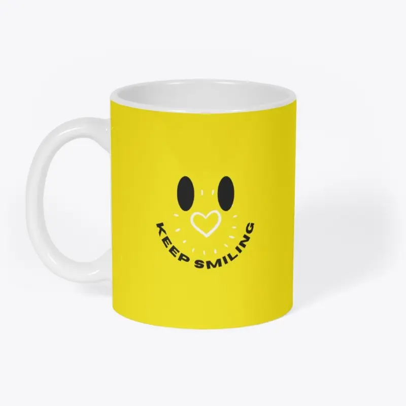 keep smiling mug